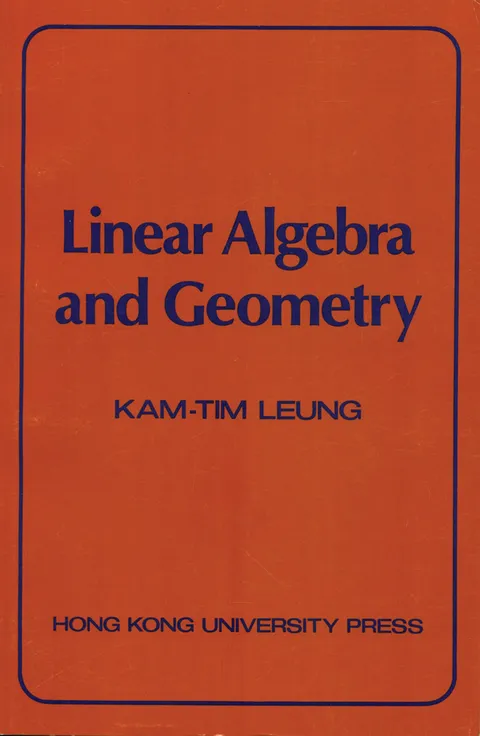 Linear Algebra and Geometry